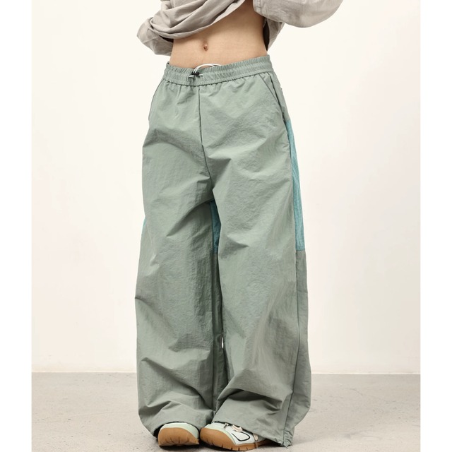contrast panel easy pants　コントラストパネルイージーパンツ　J2146