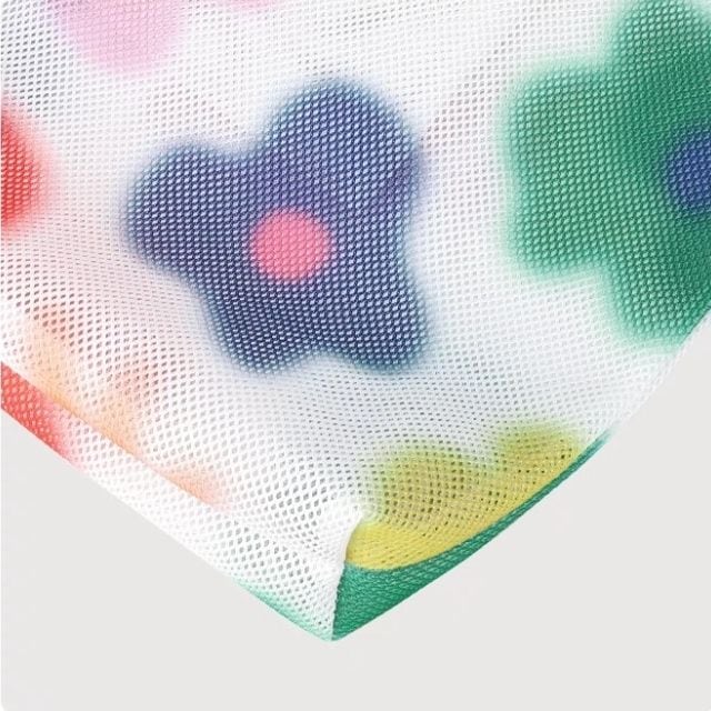 大きなカラフルFlowerメッシュバッグ (kai0656) | Shelluits