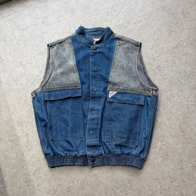 80s DAKOTA two-tone denim vest【仙台店】