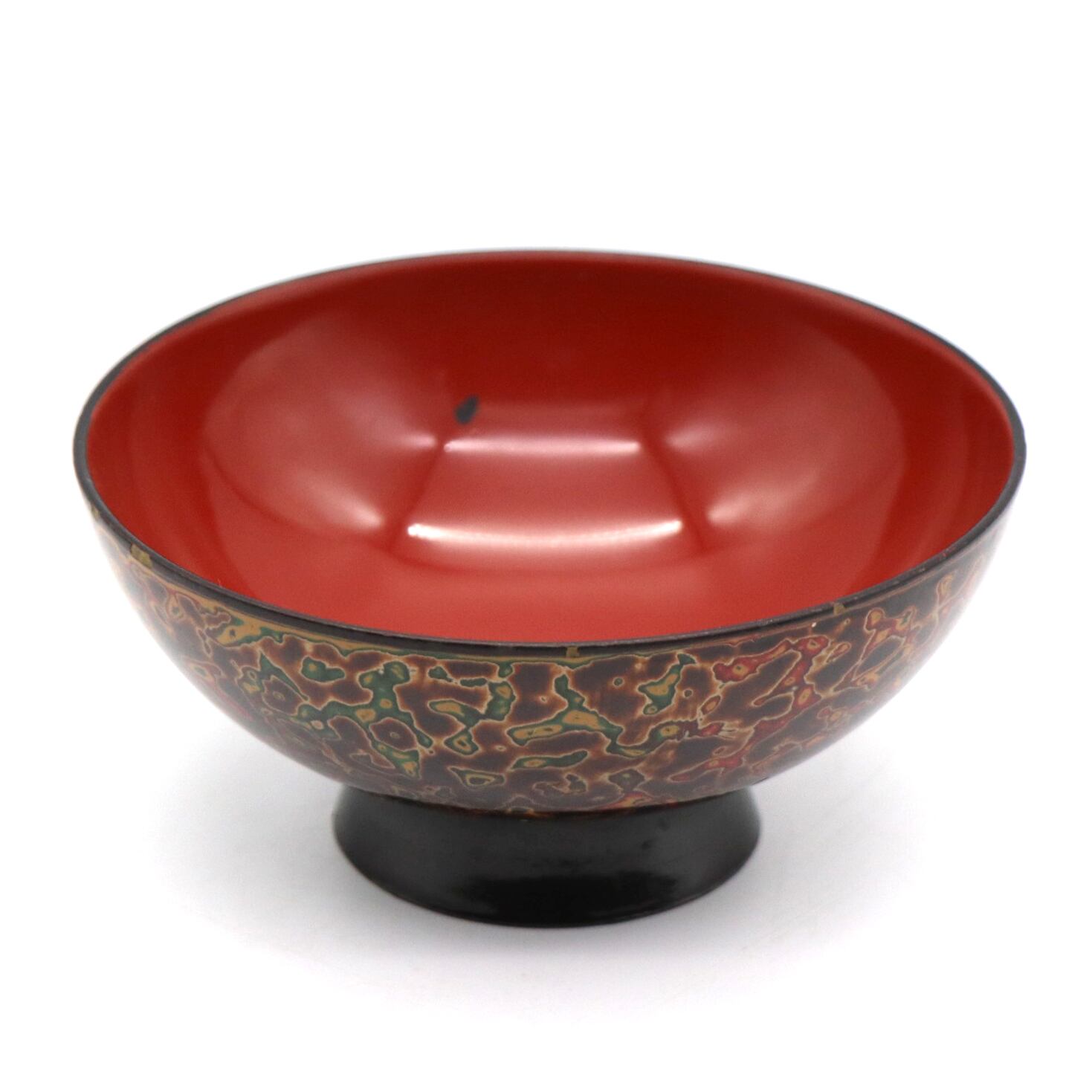 津軽塗（唐塗）バカ塗り・漆器汁椀・お椀・和食器・6客・No.210410-024