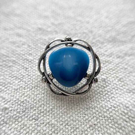 シルバートライアングルブルー 20㎜