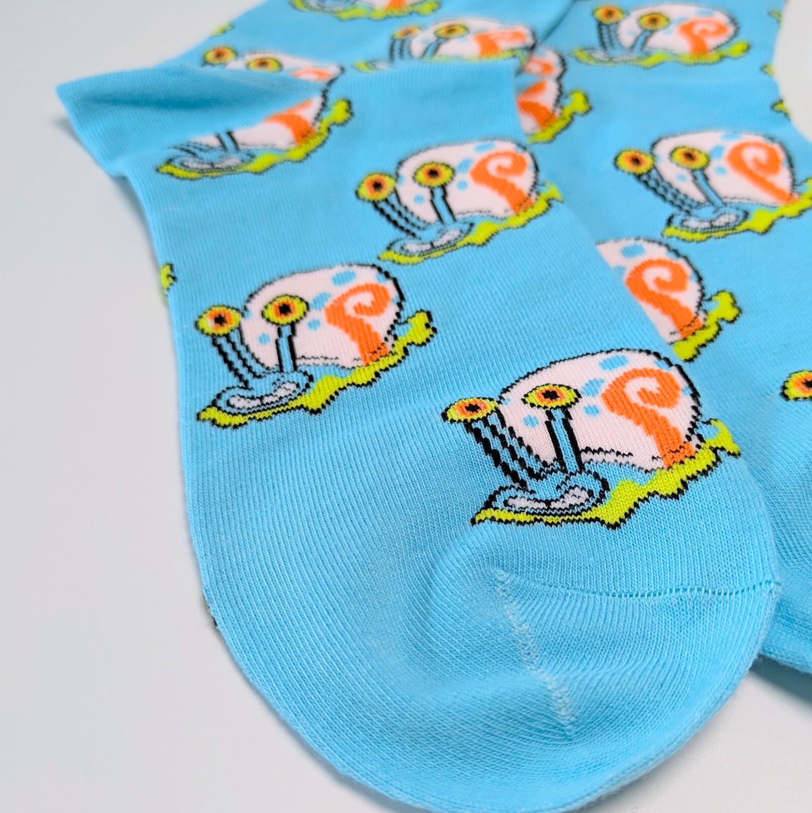 ♧【 crew socks / クルーソックス 】SpongeBob SquarePants ( スポンジボブ ) / ゲイリー 靴下 / ソックス〚アメリカン雑貨 アメトイ〛