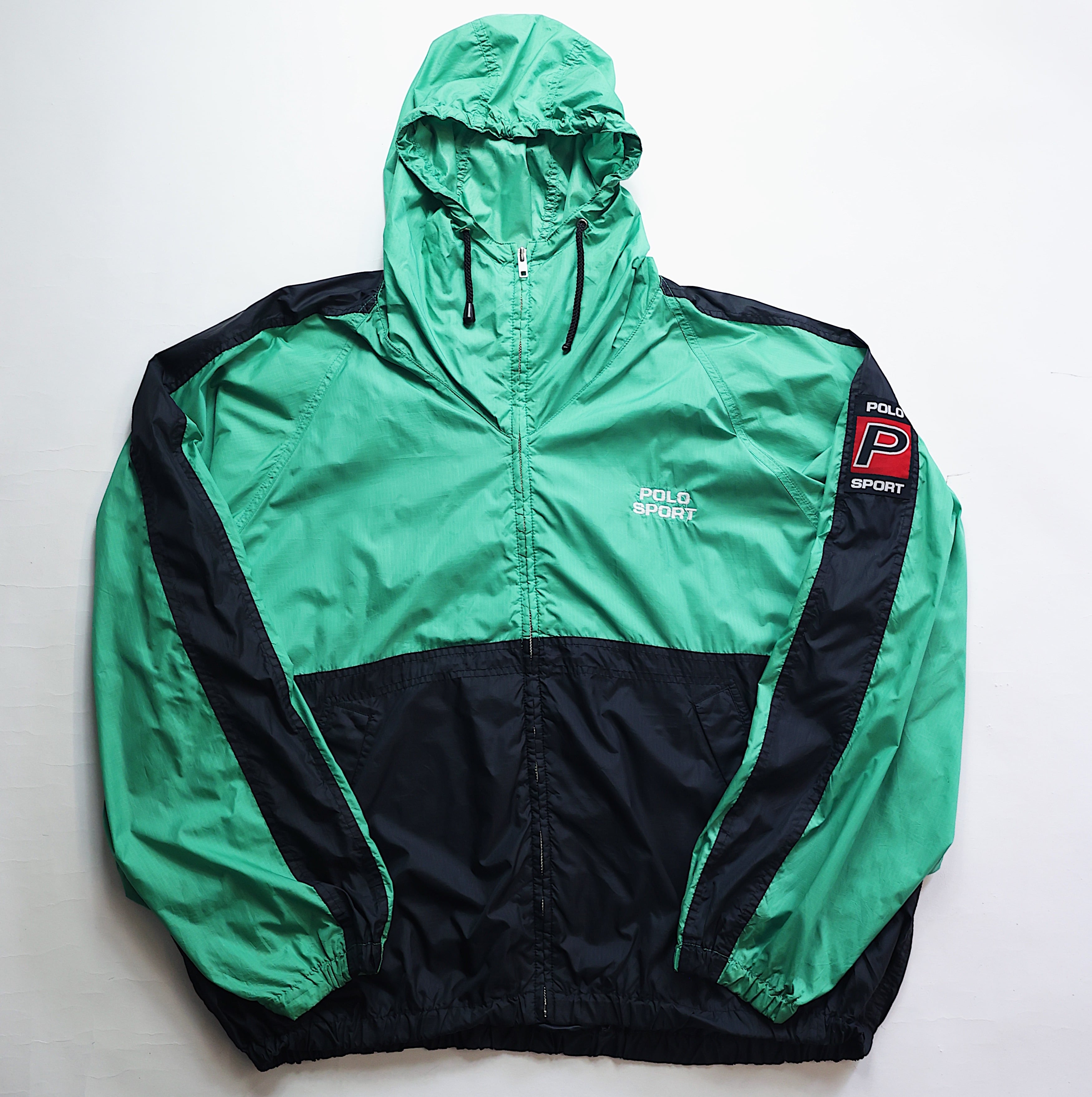 90S POLO SPORT NYLON 2 TONE JACKET