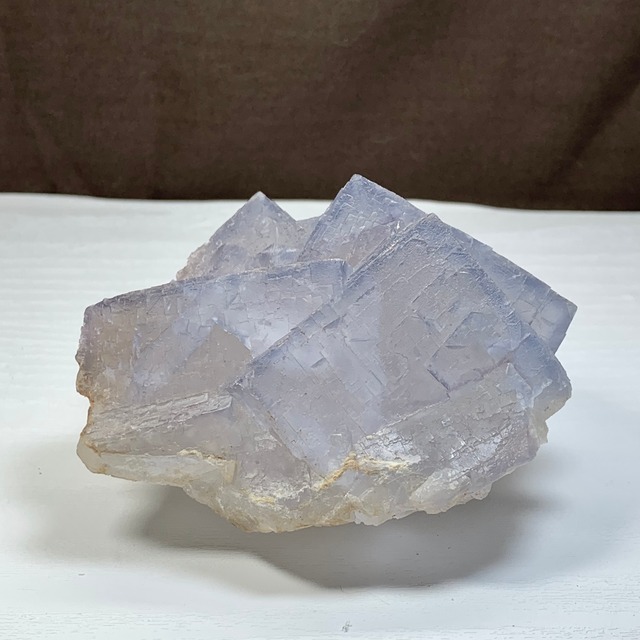 1.スカイブルー系フローライト原石クラスター