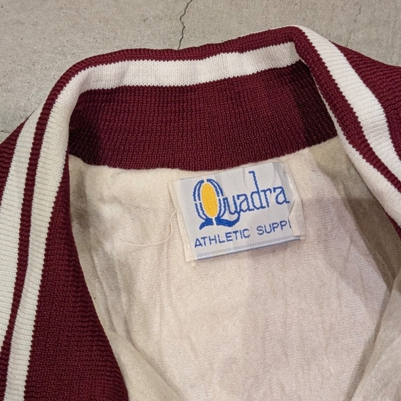 QUADRA ATHLETIC SUPPLY ハーフジップナイロンジャケット【古着】