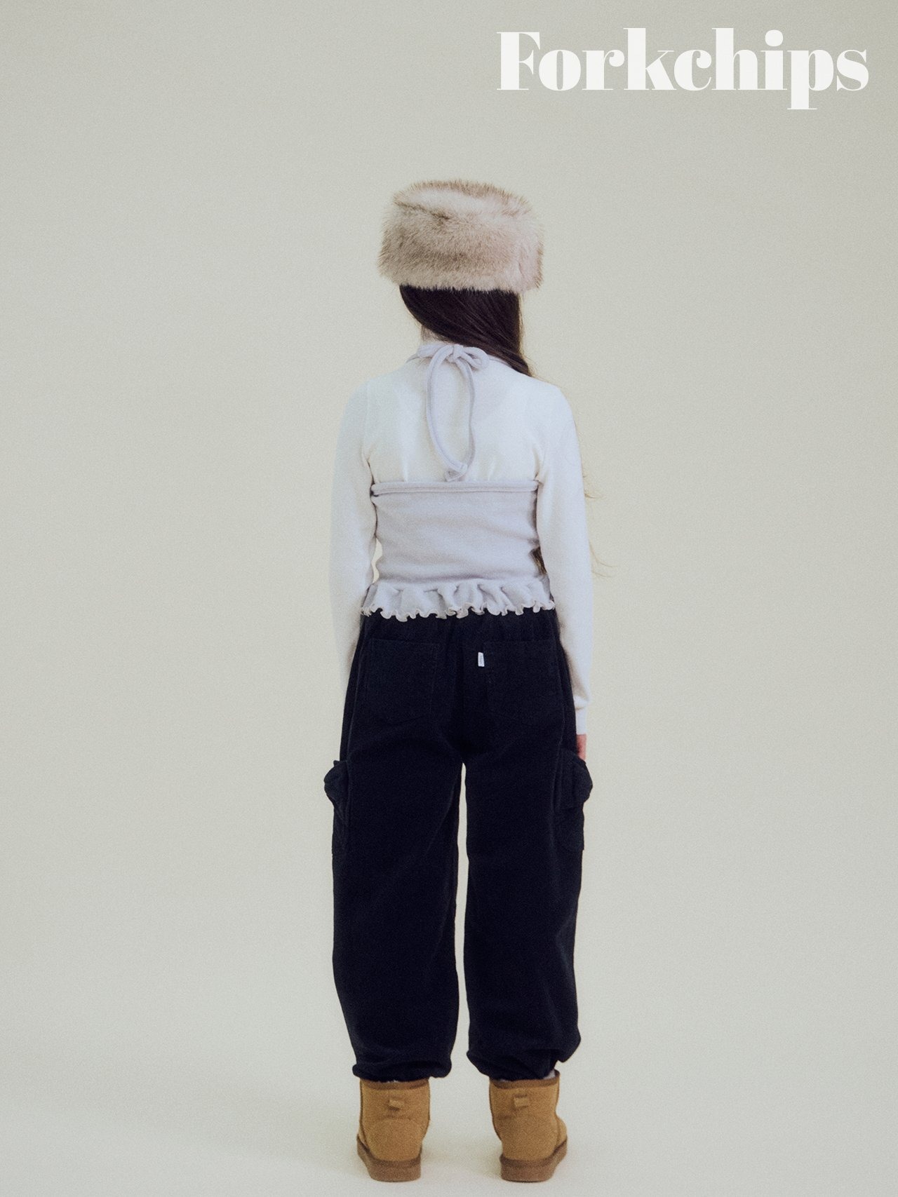 FORK CHIPS［取寄］candy ribbon pants 26winter