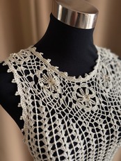 floral design crochet tops-5164-2