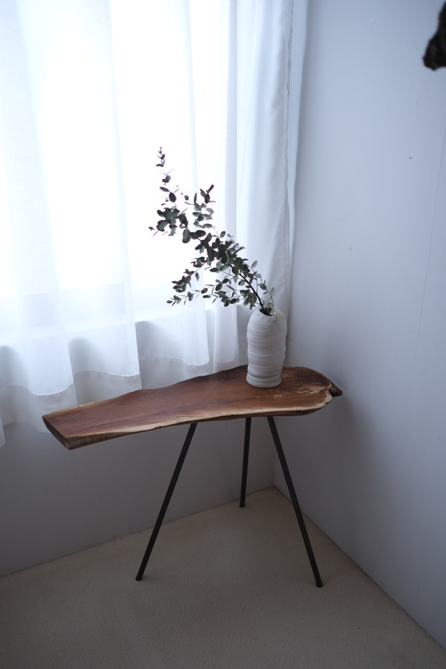 一枚板 Side table "桑"  #002