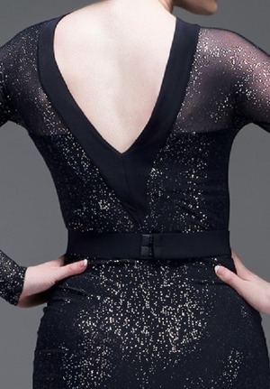 　社交ダンス ドレス　ラテン　L　　LA-94　デモ・競技用ドレス　発表会　衣装　パーティドレス　ワンピース　舞台衣装