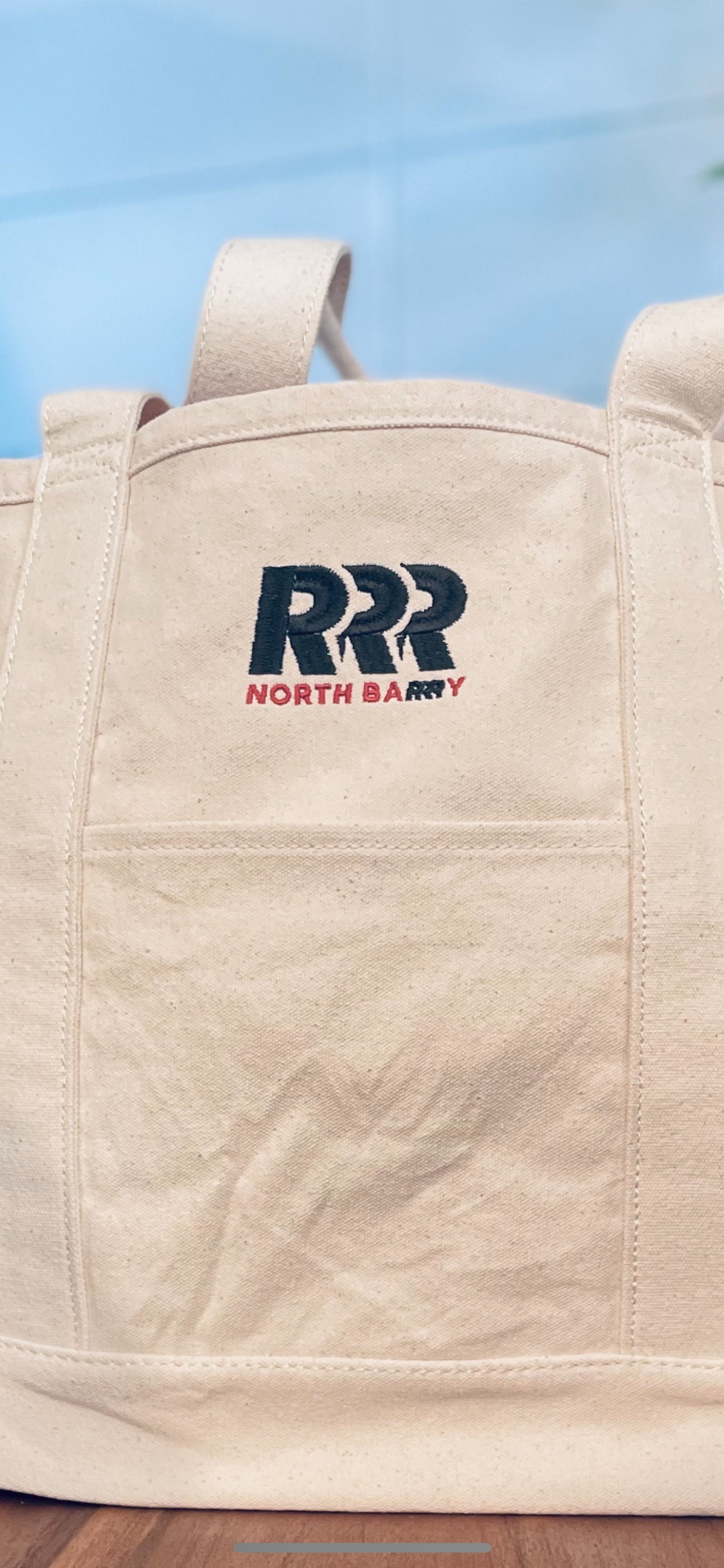 NORTH BARRRY ロゴ　トートバッグ　（大）