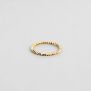 316L tiny twist ring #r80　☆