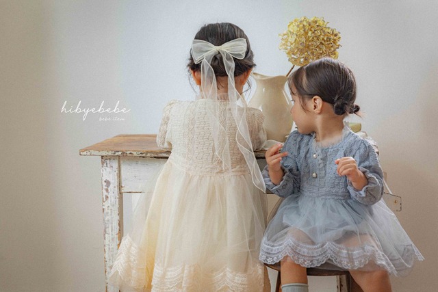 [hibye bebe] organza long ribbon pin