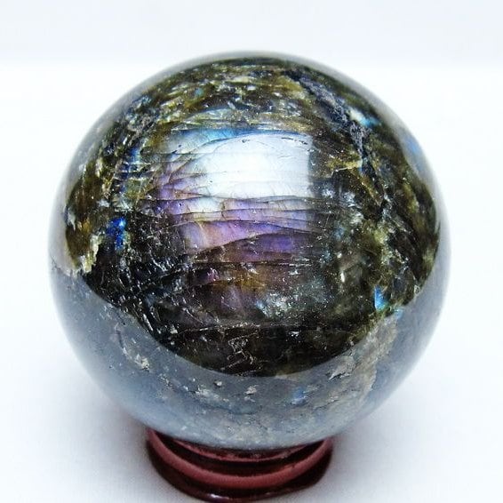 ラブラドライト 丸玉 66mm スフィア 一点物 151-9202