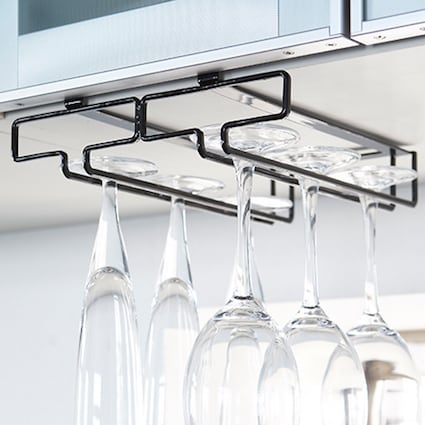 Tower 戸棚下ワイングラスWハンガー | 瀬尾商店