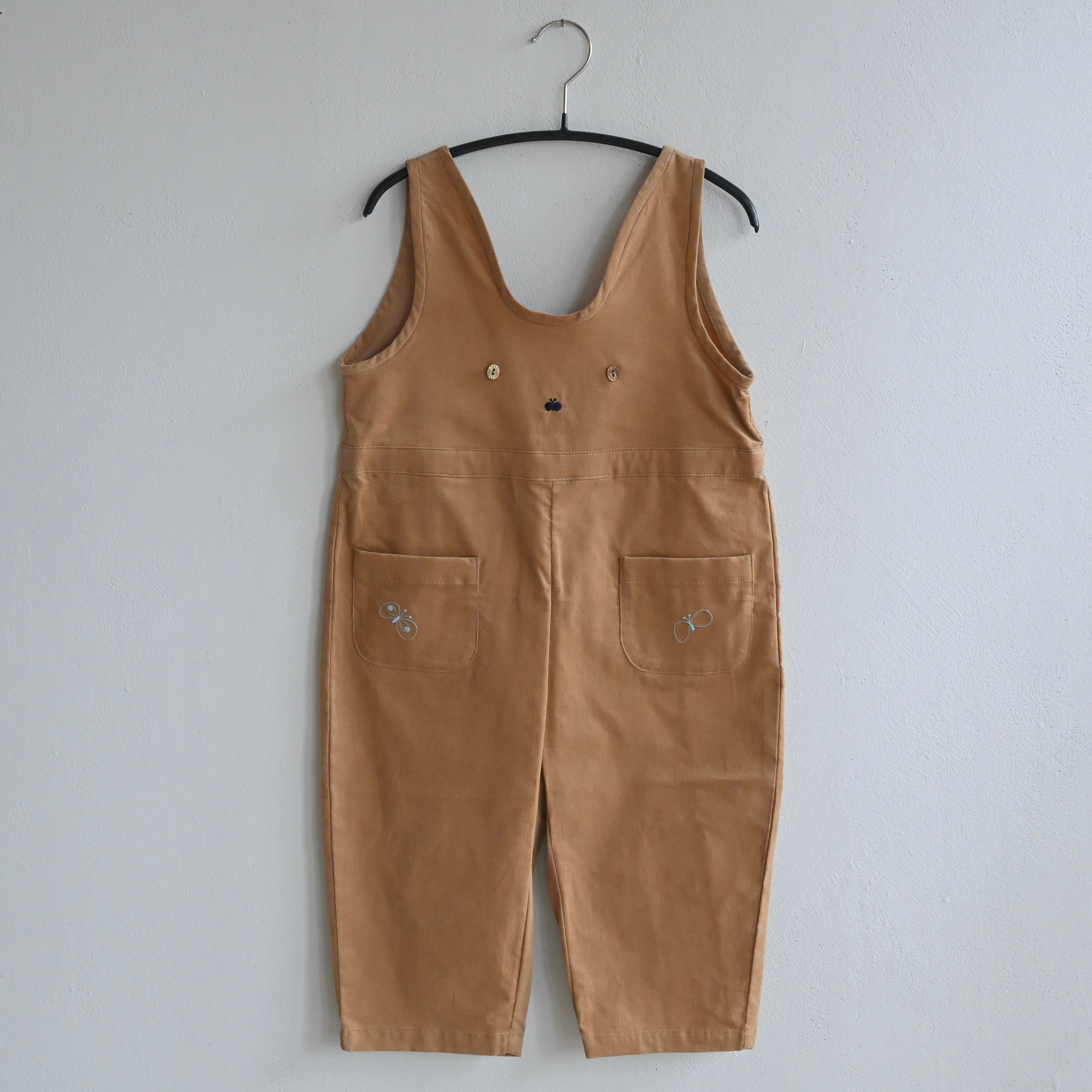 《mina perhonen 2023AW》choucho サロペット / light brown / 100cm