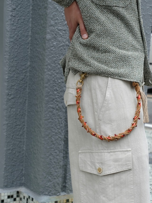 【STEAF】 HAND MADE ROPE CHAIN