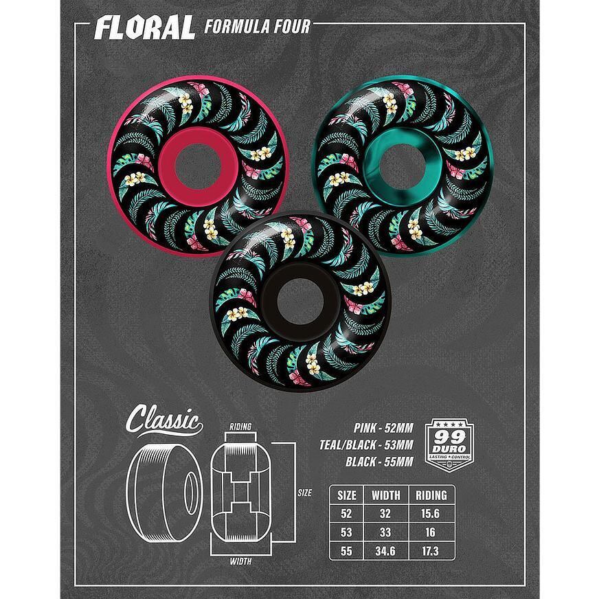 SPITFIRE F4 99D FLORAL SWIRL CLASSIC 52mm 54mm スピットファイヤー