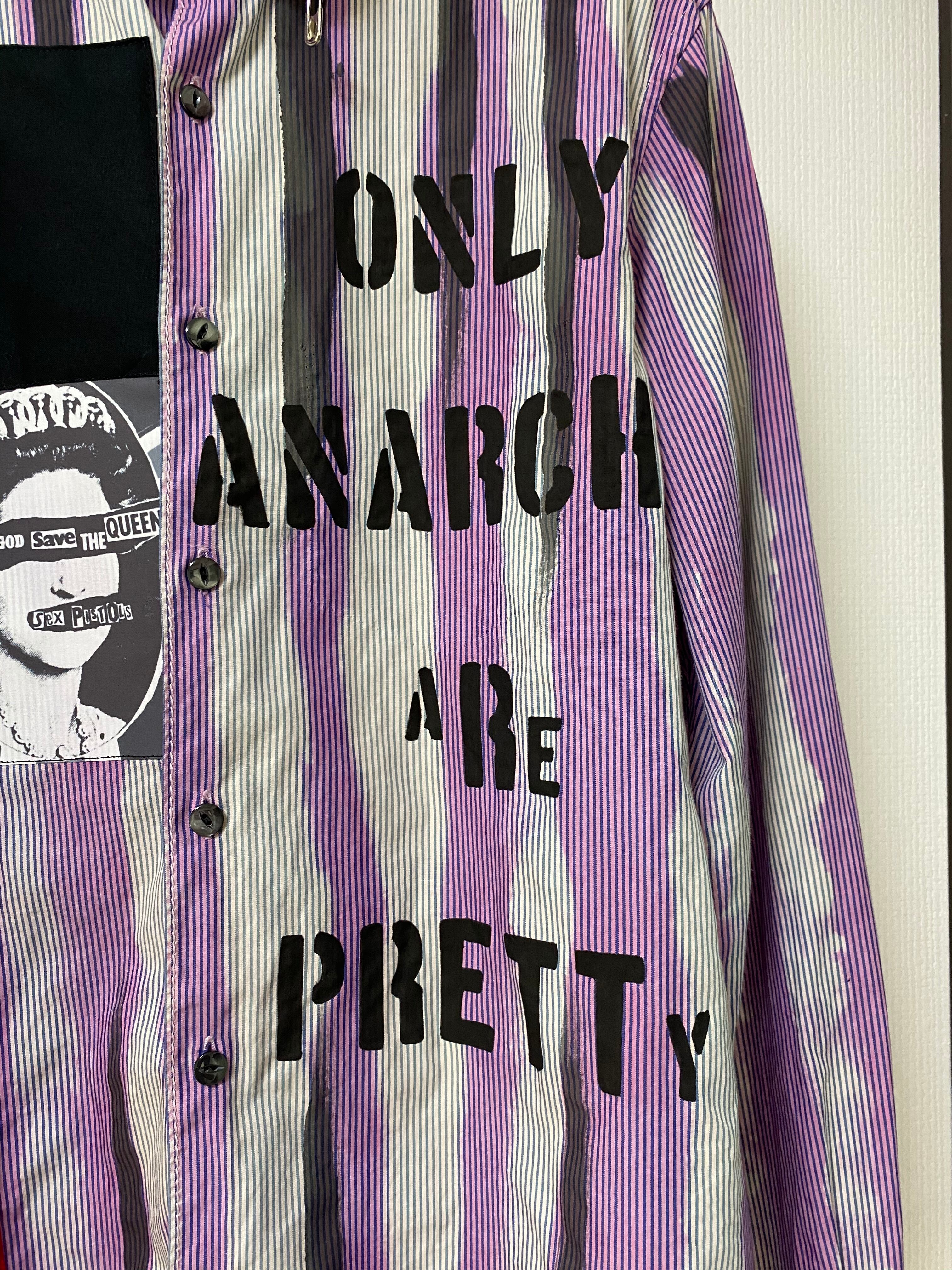 Anarchy Shirt アナーキーシャツ◉ピンク◉好配色↑
