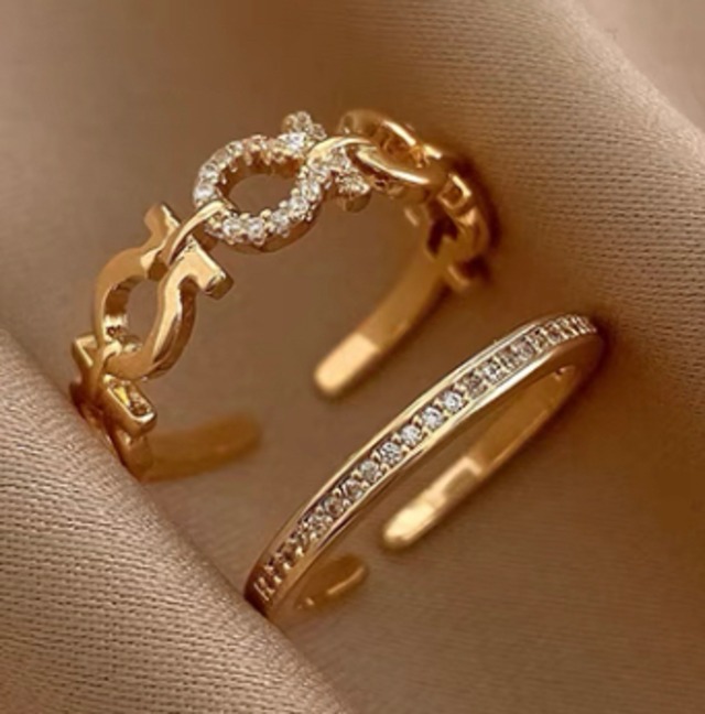 Double Gold design Ring
