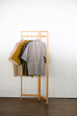 38works 　会津木綿羽織　ポケット付き