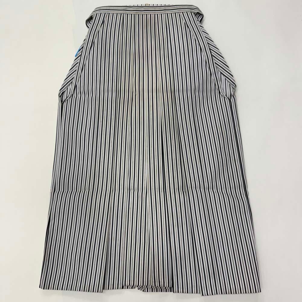 袴 行灯袴 男袴 紐下丈86cm 男性用袴 M-Lサイズ 紋付 成人式袴 縞 中古 4840