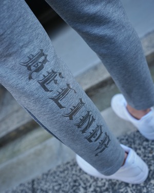 Cross Sweat Pants Gray【BS25-002】