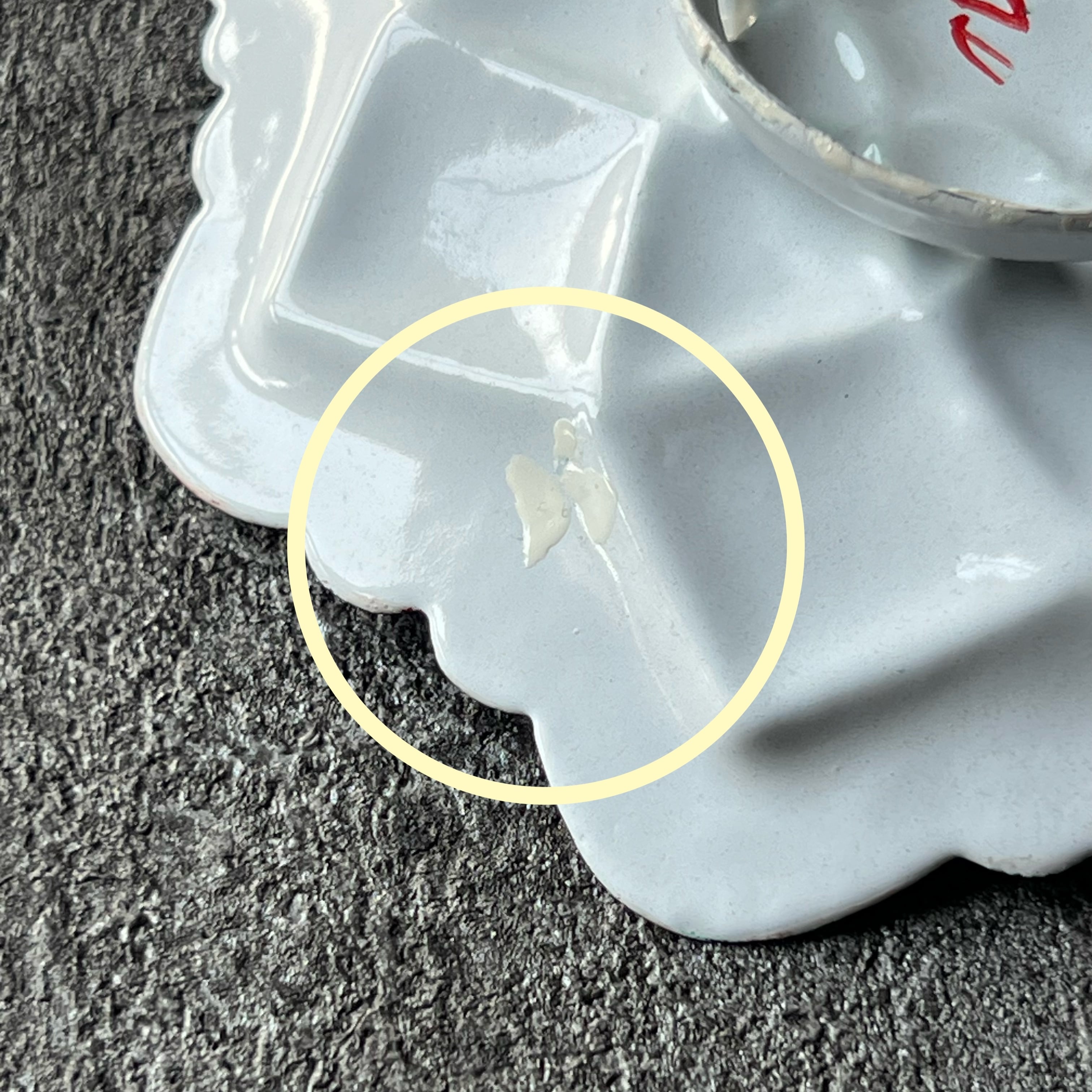 ペルシャの飾り皿（ミーナーカーリー）12cm アクセサリートレイ