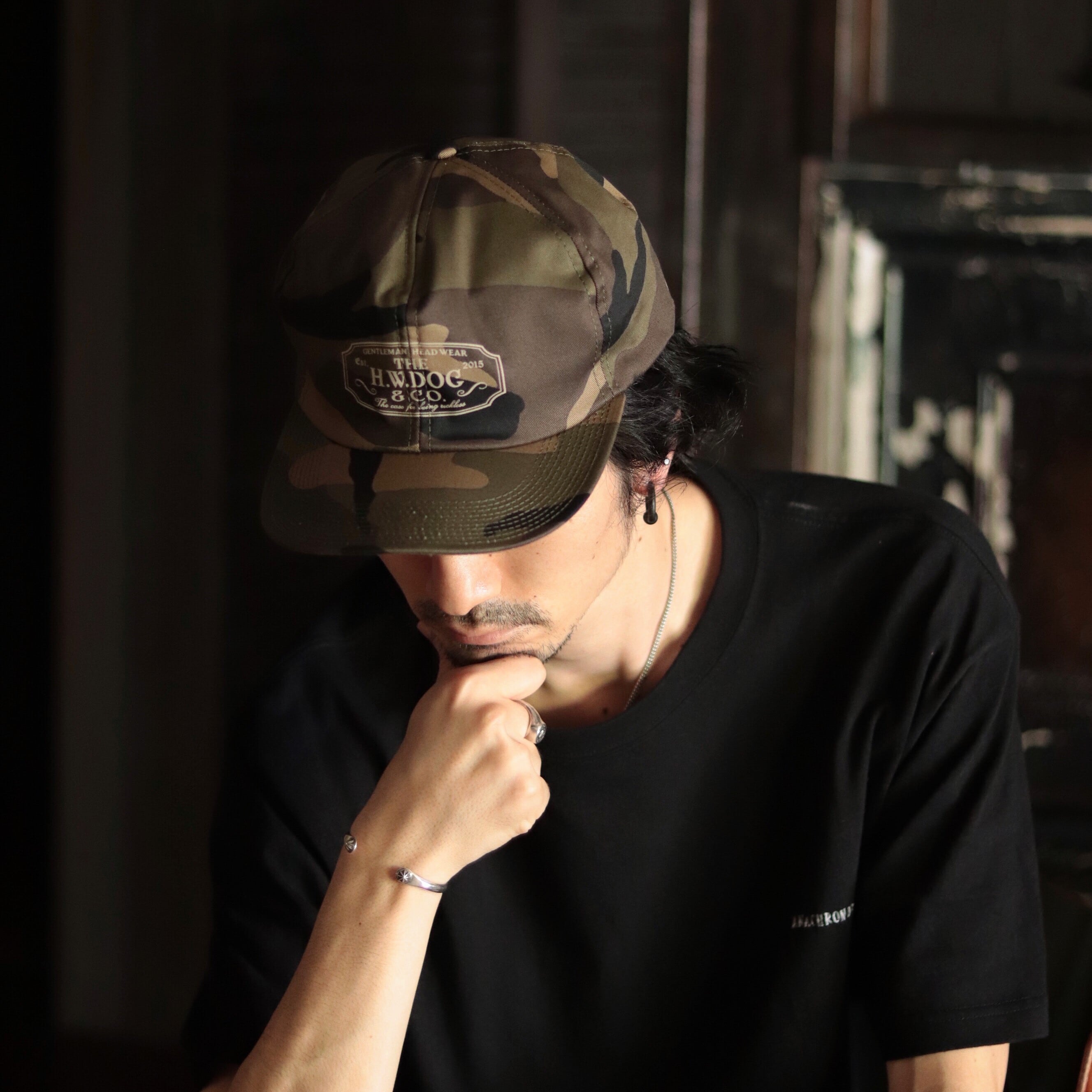 THE H.W. DOG&CO/エイチダブリュードッグアンドコー　TRUCKER CAMO　D-00004-K