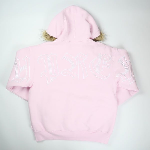 Supreme ジップアップパーカー ライトピンク Mサイズ | ヤマダウェブコム