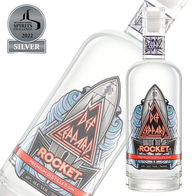 デフ・レパード  ロケット プレミアム・ディスティルド・ジン 700ml 40度 公式 ジン 銀賞受賞 高級 クラフト スピリッツ ギフト プレゼント