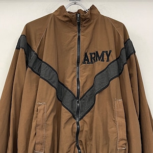 US ARMY used traning jacket "overdye" SIZE:MEDIUM-REGULAR B S3