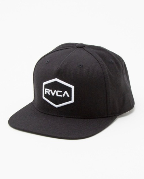 RVCA (ルーカ) COMMONWEALTH SNAPBACK キャップ BKW(ブラック) BC041-906