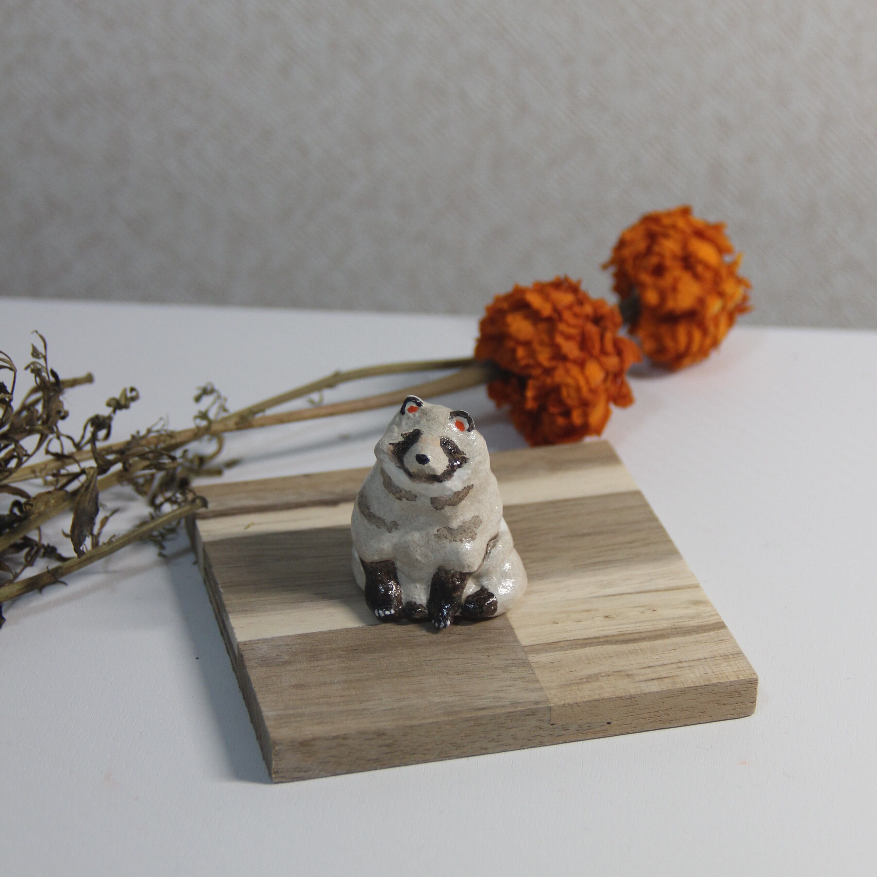 オーブン陶芸】おすわりたぬき3(大) | RacCOOLus-ラクーラス-