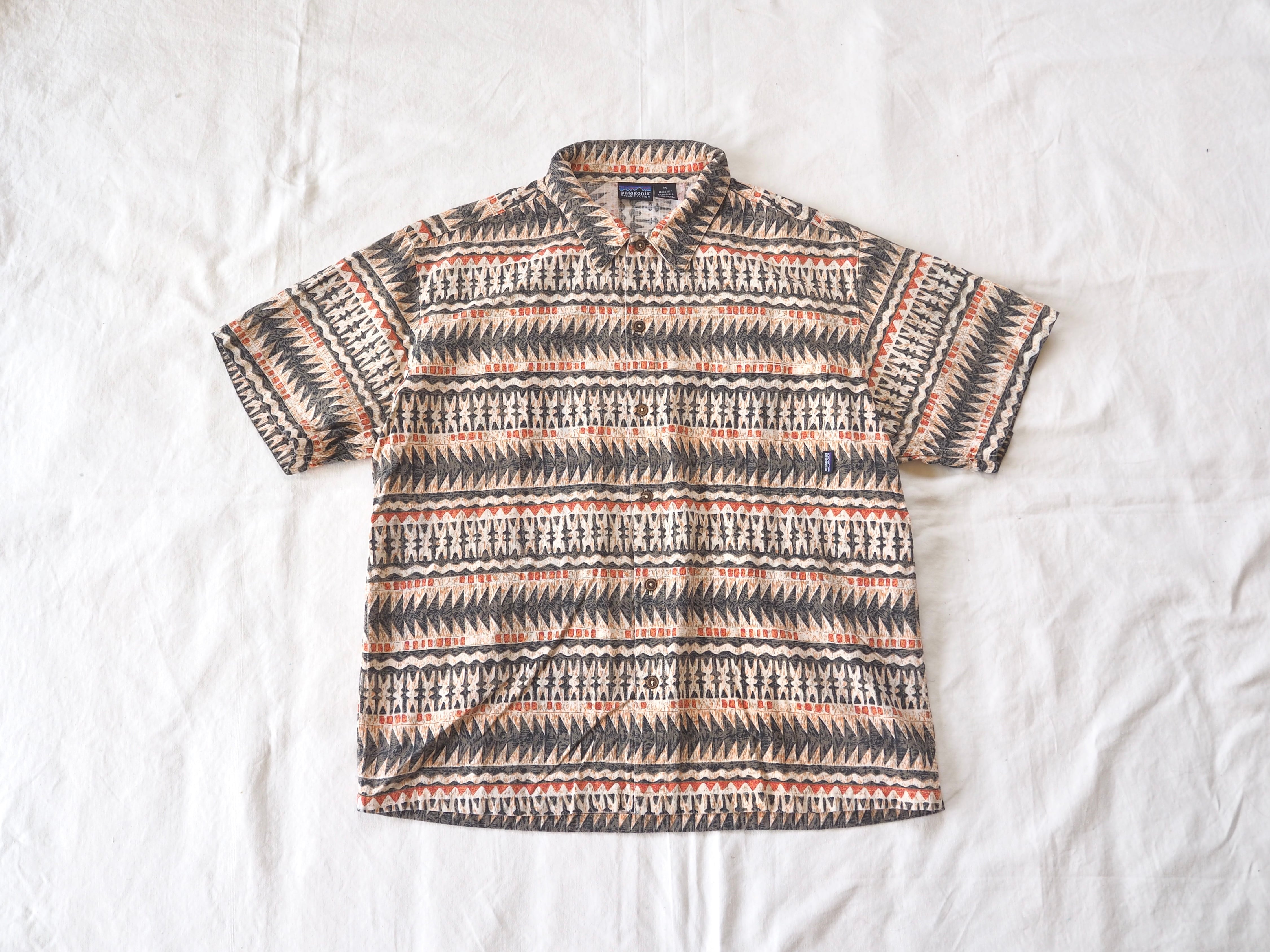 patagonia パタゴニア　90s ファリアーズシャツ ヘンプ　香港製 M Patagonia A/C shirt 97's M 香港製 90s パタゴニア 半袖シャツ