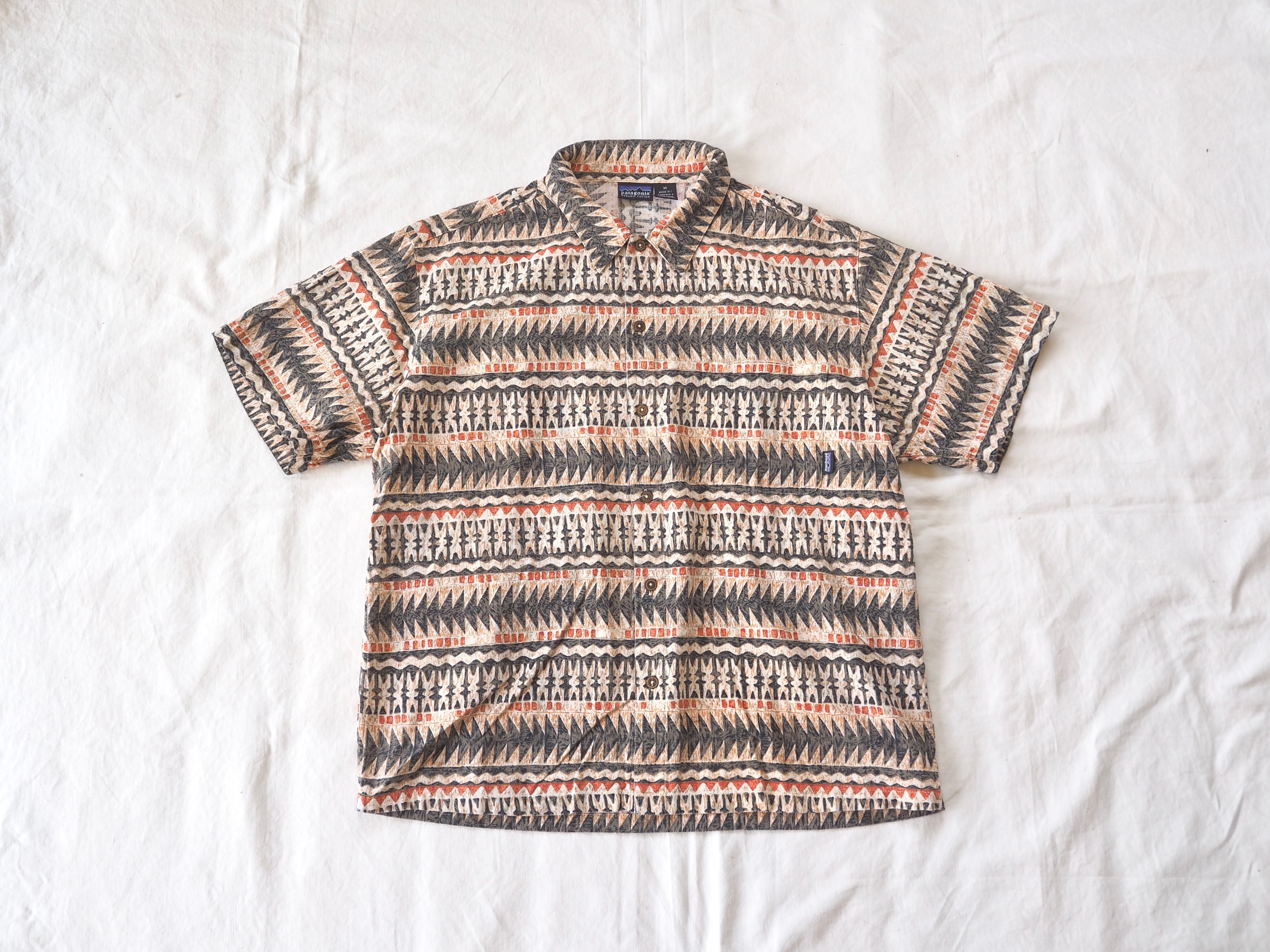 Patagonia A/C shirt 97’s M 香港製 90s パタゴニア 半袖シャツ