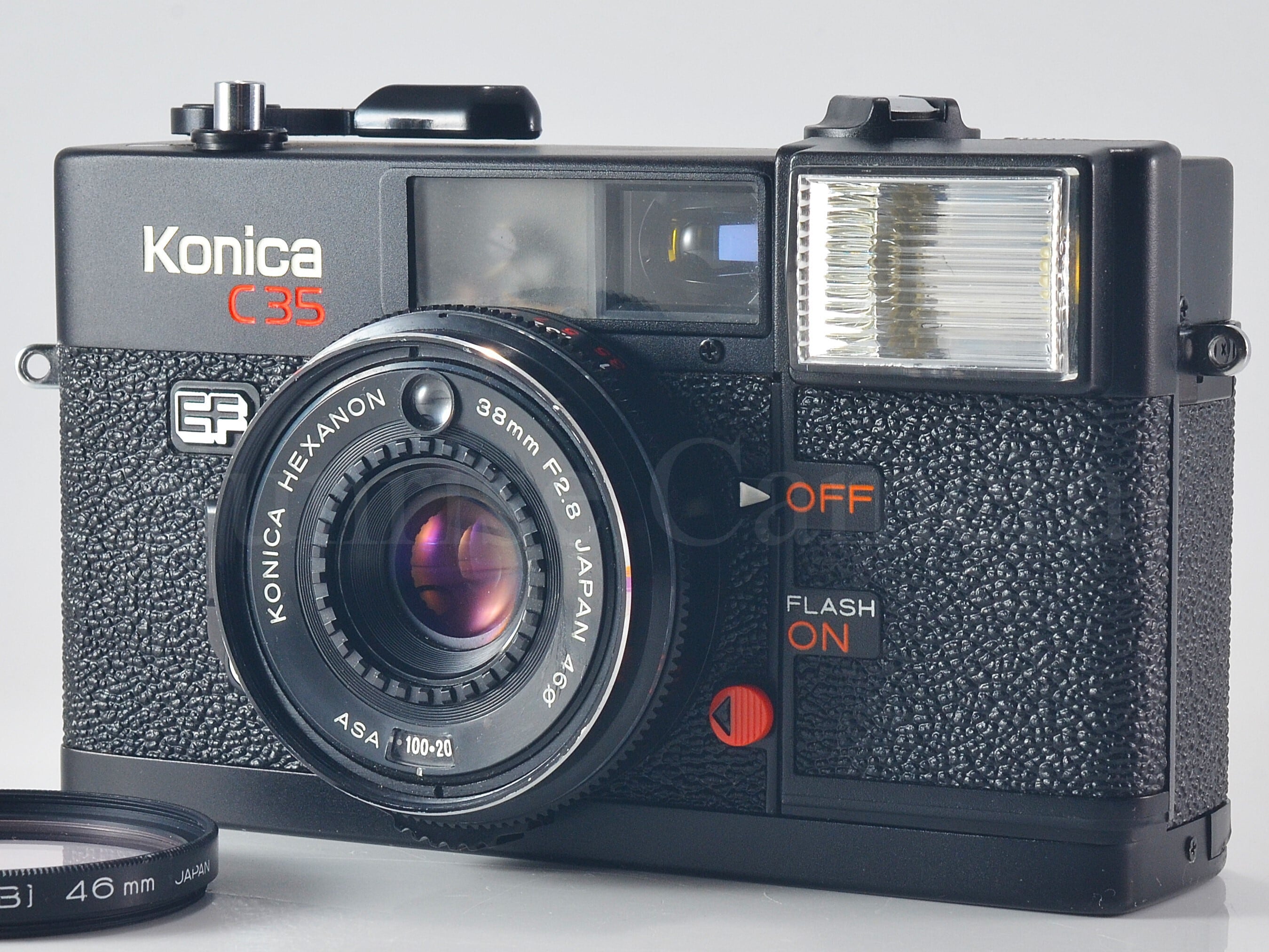 KONICA C35 EF / HEXANON 38mm F2.8 整備済 コンプリートセット KONICA C35 EF / HEXANON 38mm F2.8 整備済 コンプリートセット