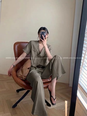 ワイドパンツ セットアップ AJ33167-621