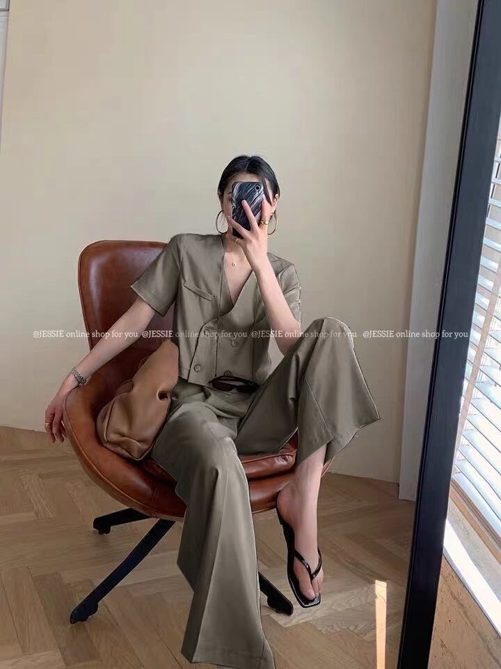 ワイドパンツ セットアップ AJ33167-621