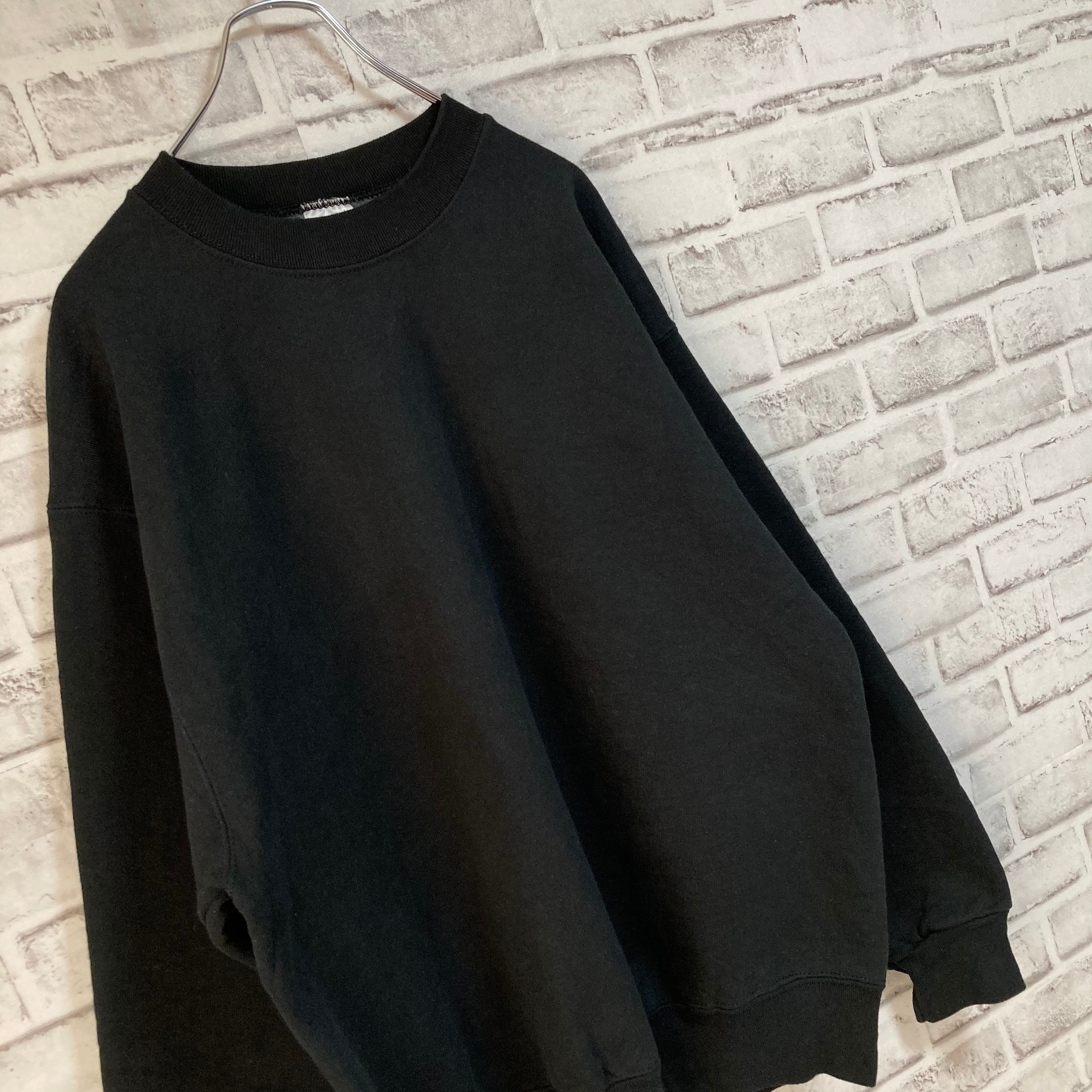 【FRUIT OF THE LOOM】L/S Sweat L Made in USA 90s “SUPER COTTON” 無地 スウェット  トレーナー USA製 ヘビーコットン ヘビーオンス 厚手 ビッグシルエット 太アーム アメリカ製 USA 古着