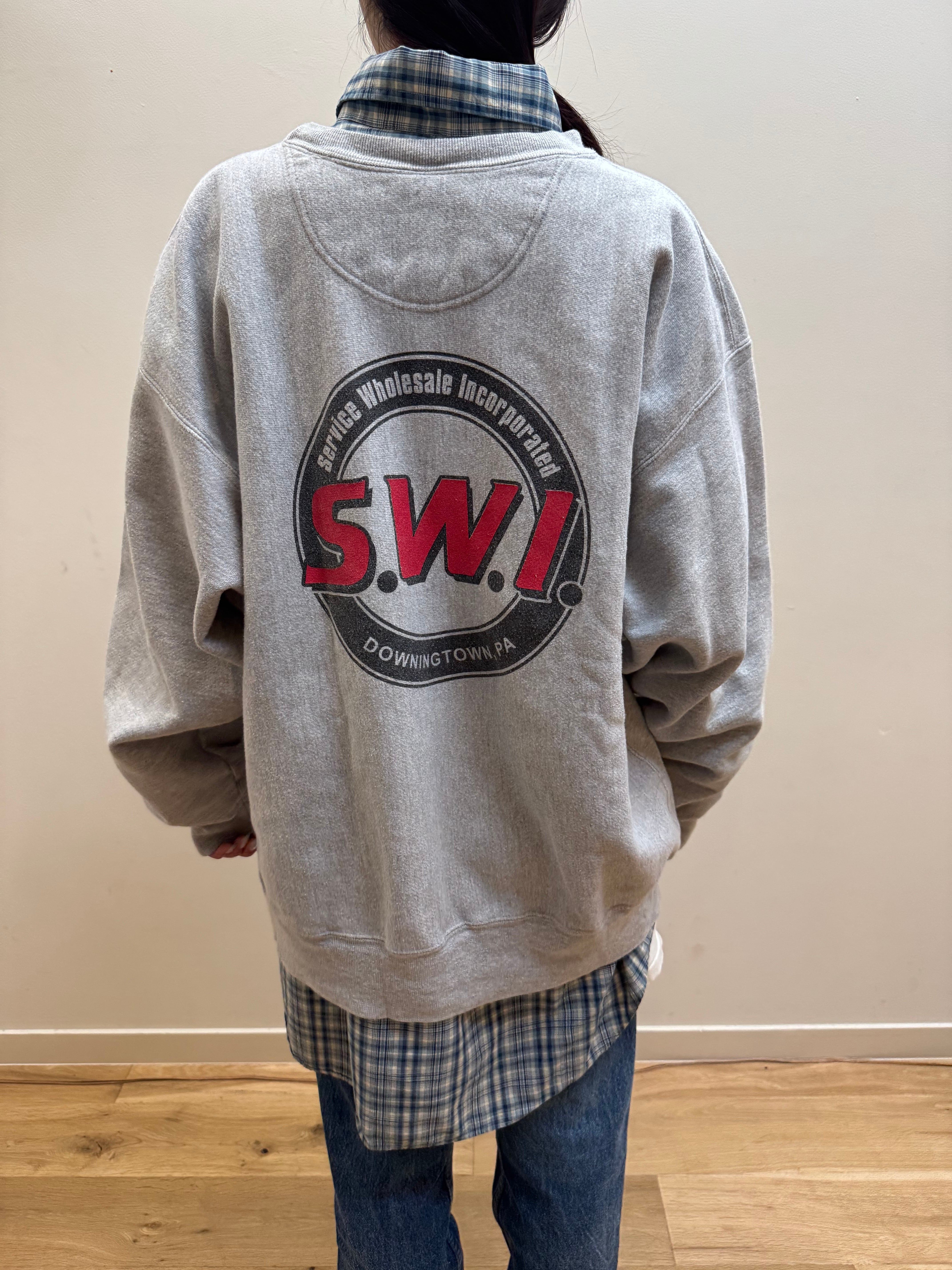 CU7-10 USED SWEAT "MASTIC"-GREY-✳︎