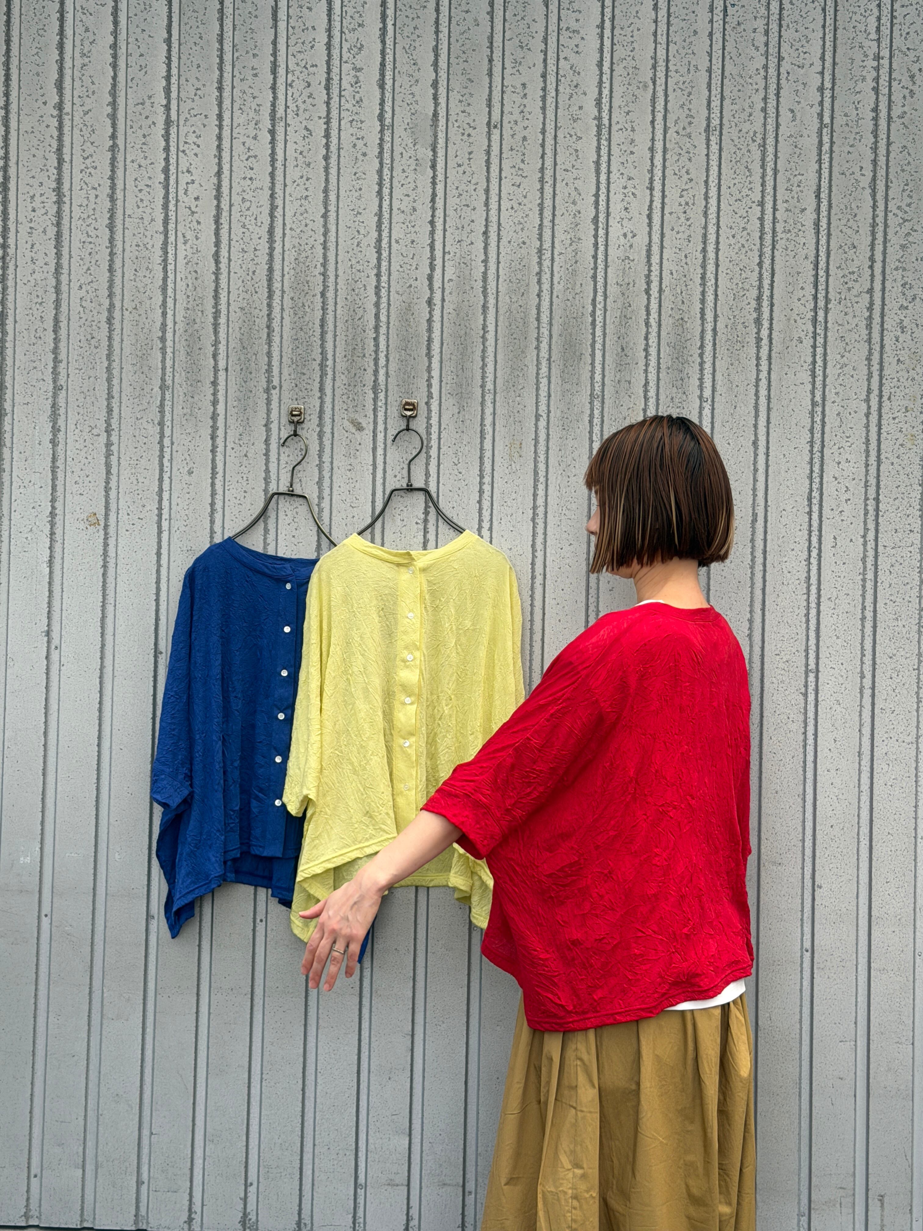 ワッシャー天竺ワイドカーディガン/nachukara'26SS/nk368079 | WACKY