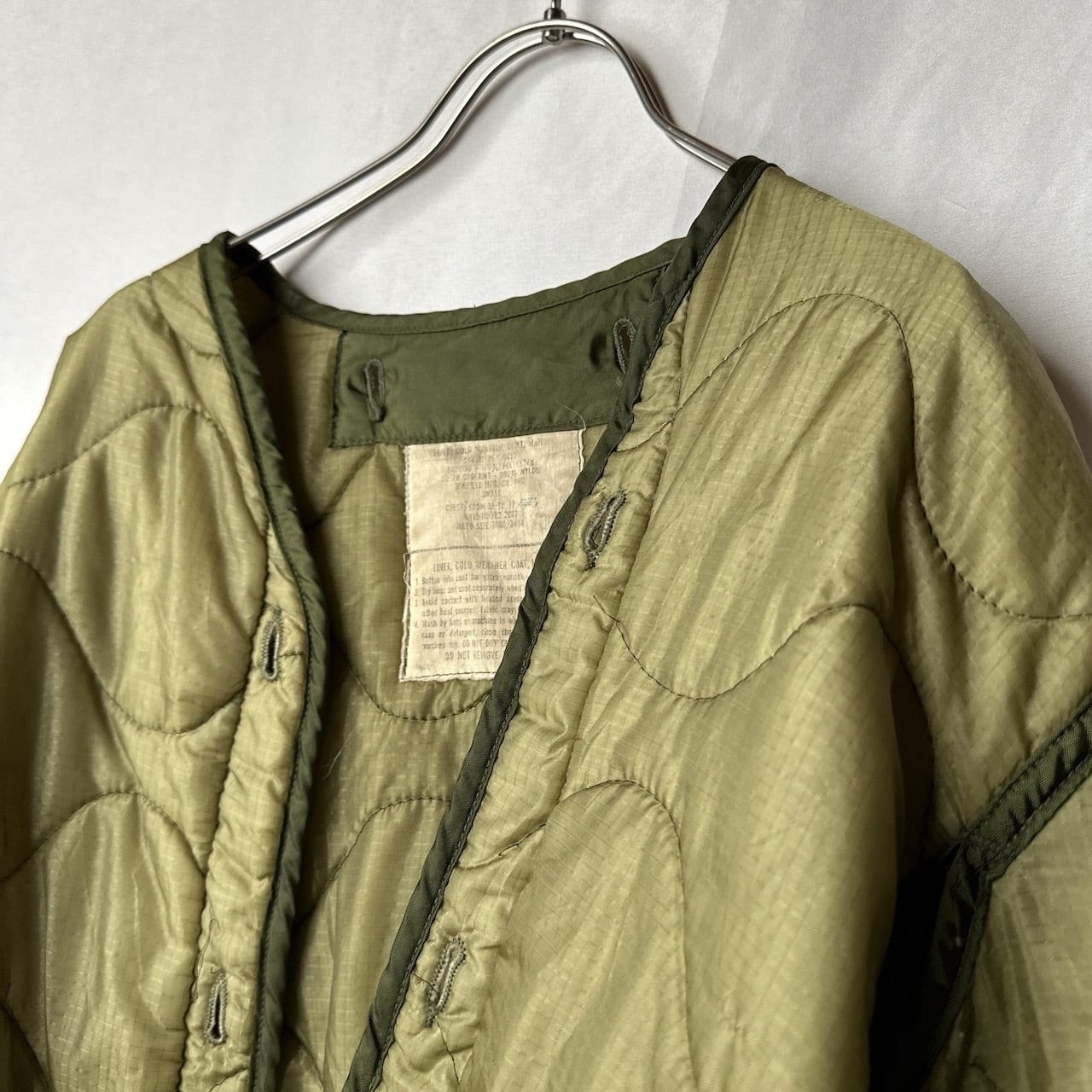 70s U.S.ARMY M-65 キルティングライナー SMALL ミリタリー vintage