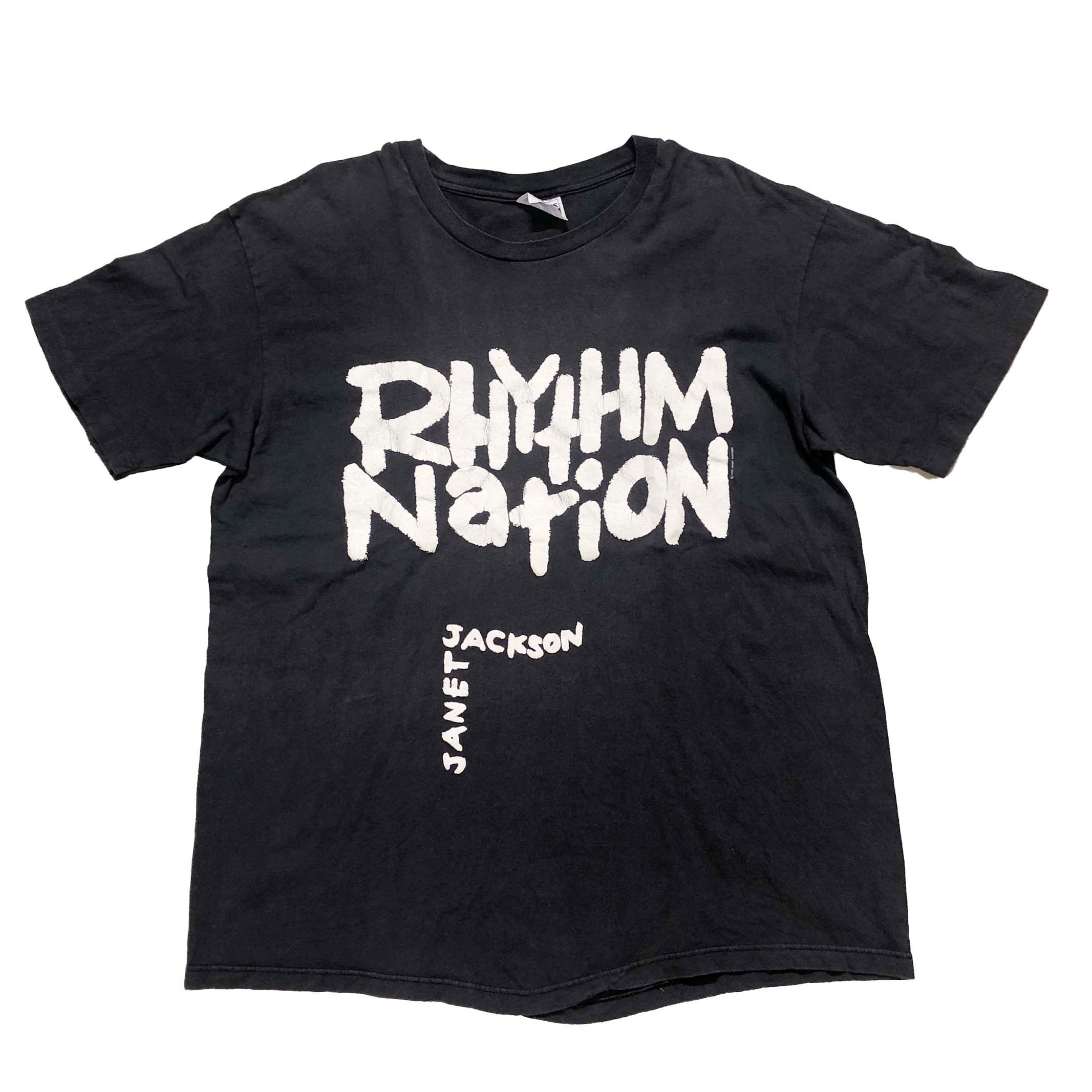 90s JANET JACKSON『'90 RHYTHM NATION』ツアー Tシャツ 【XL