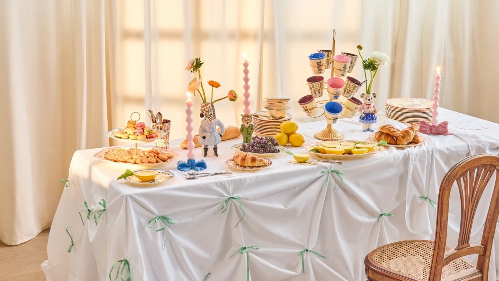 Nathalie lete ライス キャンドルホルダー ナタリーレテ タイガー Nathalie Lete×rice Ceramic Candleholder Tiger ナタリーレテ