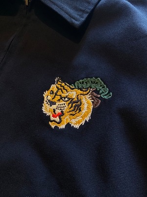 ALCARZA / SPORTS JACKET / 虎盆栽 刺繍 / ドリズラージャケット