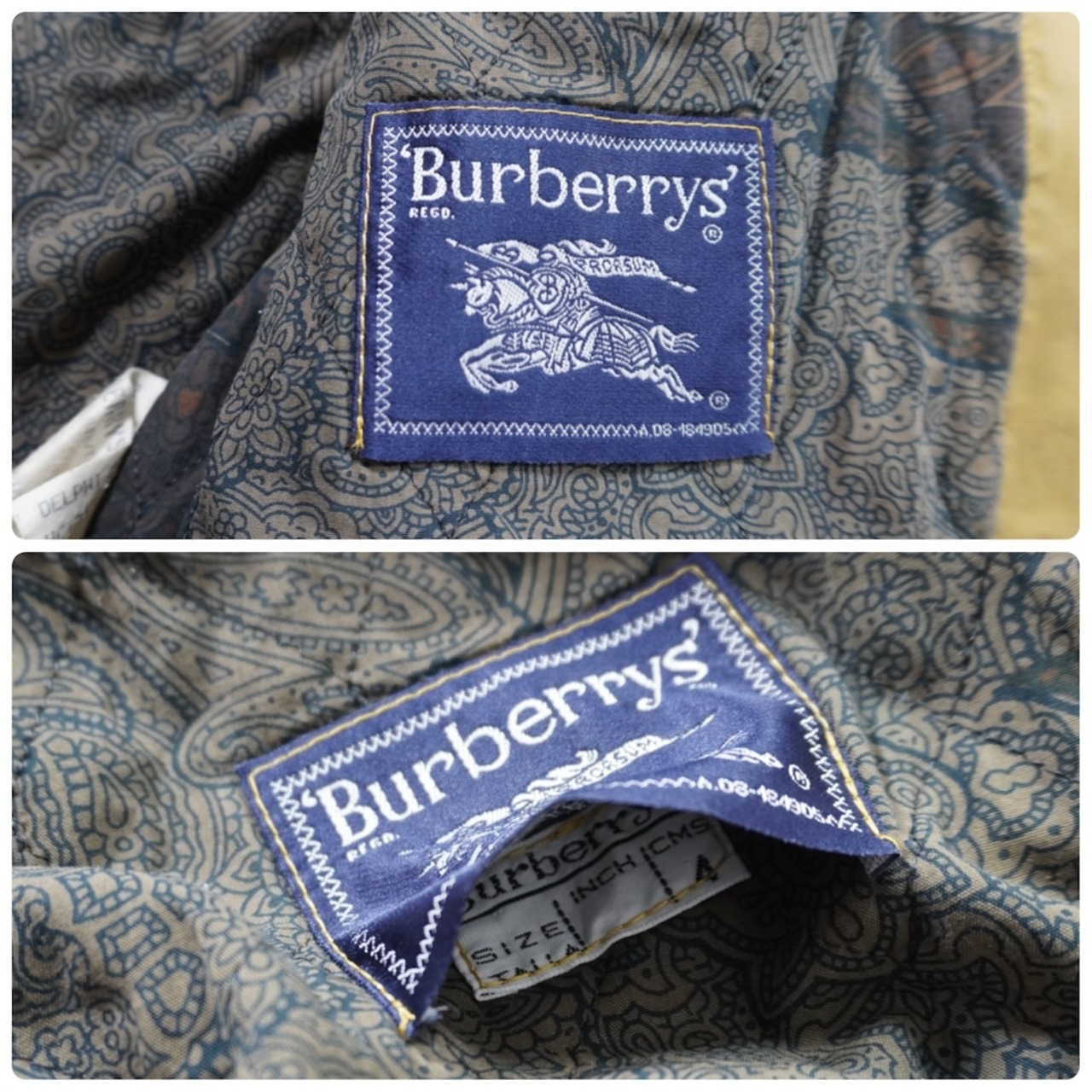 90s Burberrys' Oiled Cotton Jacket L〜XL相当 古着 - 10