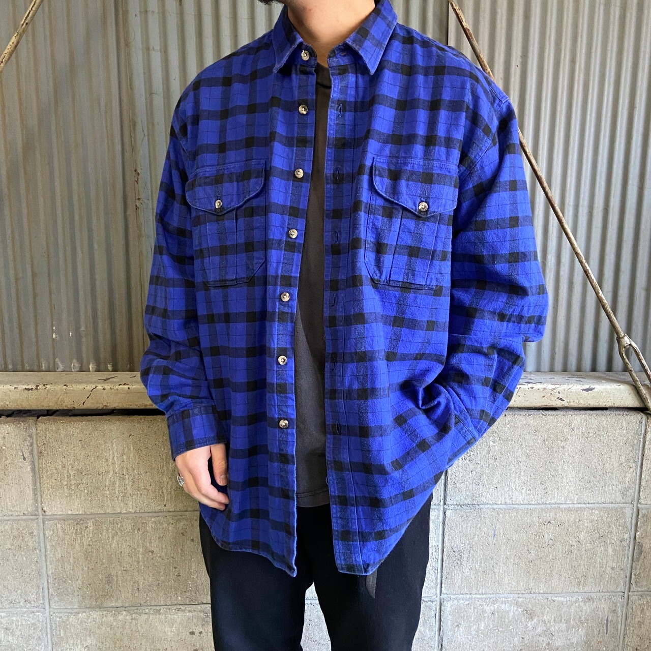 ビッグサイズ A GENUINE FILSON GARMENT フィルソン チェック柄 ヘビー 