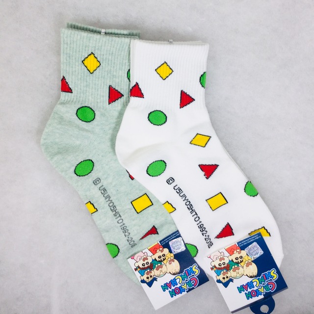 クレヨンしんちゃん パジャマ柄靴下 Withkawaii クレヨンしんちゃん パジャマ柄靴下 Withkawaii