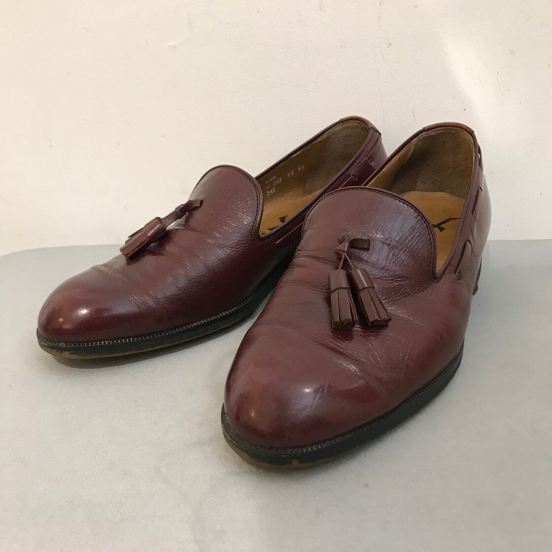 YSL/loafer shoes/brown/yves saint laurent/ワイエスエル/イヴサン 