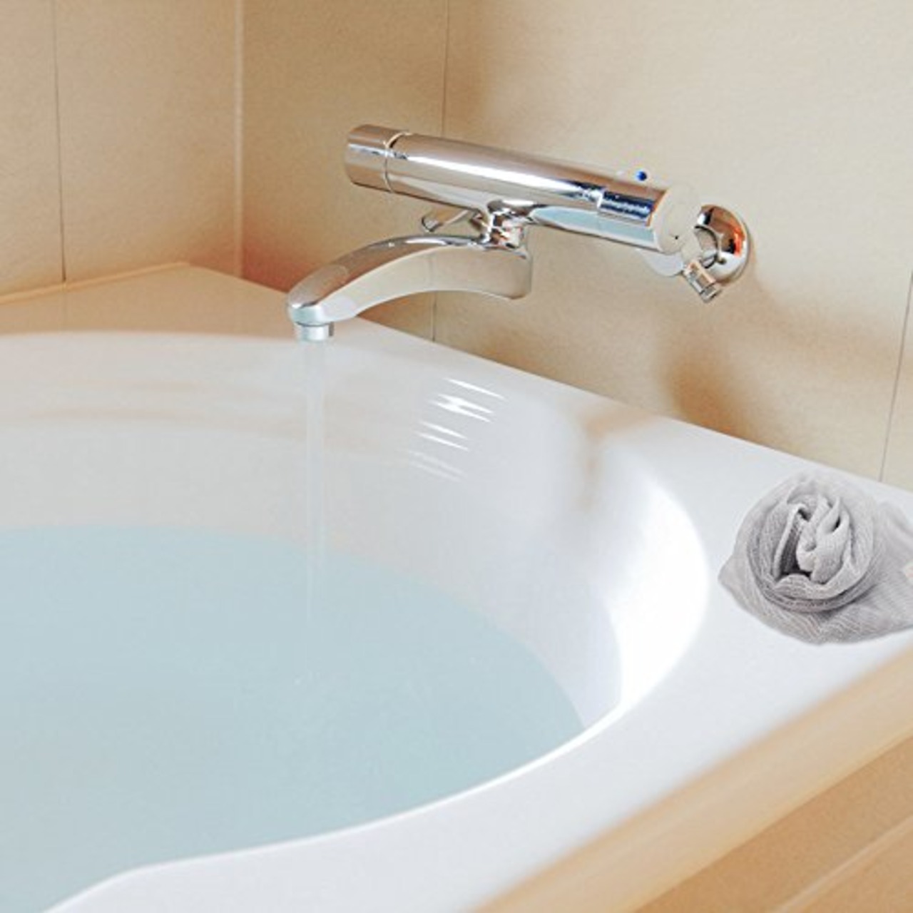 アイセン(AISEN) ボディタオル グレー 約28×100cm バブリッチ きめ細やか 豊かな泡立ち かため 体洗い 手ぬぐい 日本製 BTA05